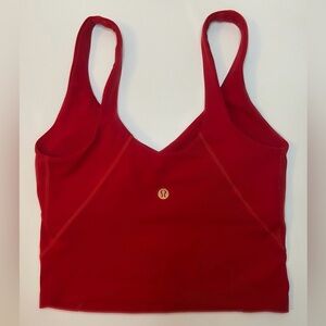 Lululemon Align tank Lunar New Year red